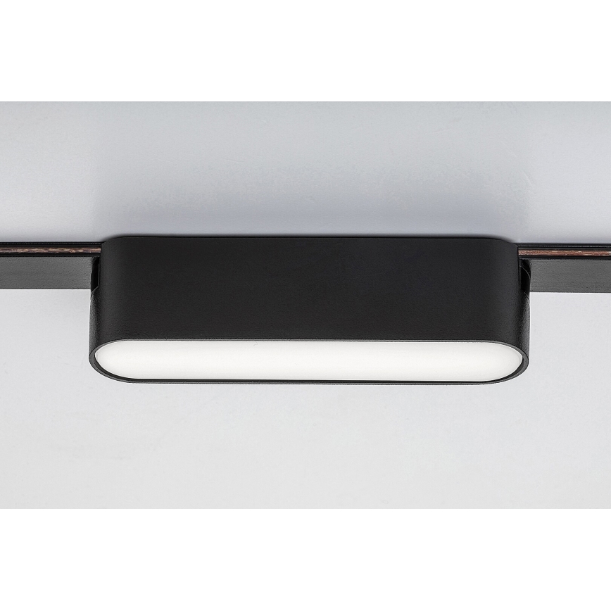 Rabalux - LED Lubinis šviestuvas vienfazės bėginės sistemos LED/6W/230V 3000K 11,5 cm juoda