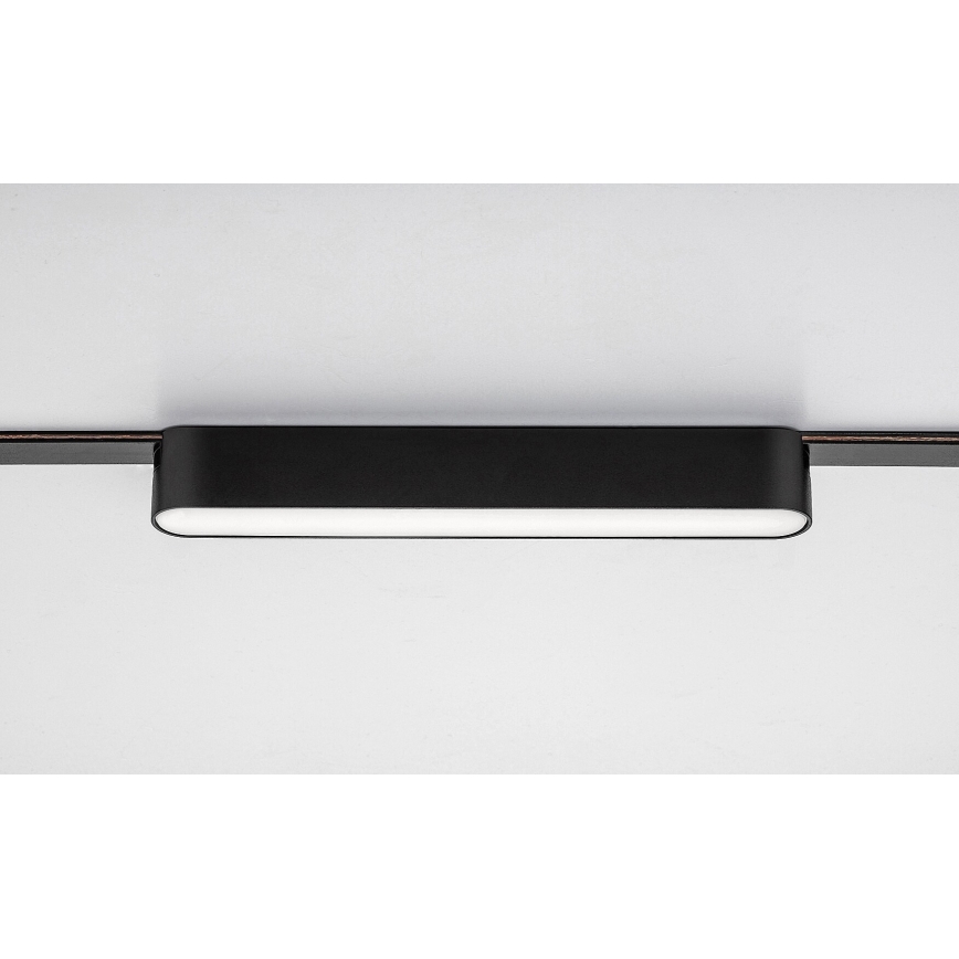 Rabalux - LED Lubinis šviestuvas vienfazės bėginės sistemos LED/12W/230V 4000K 22 cm juoda