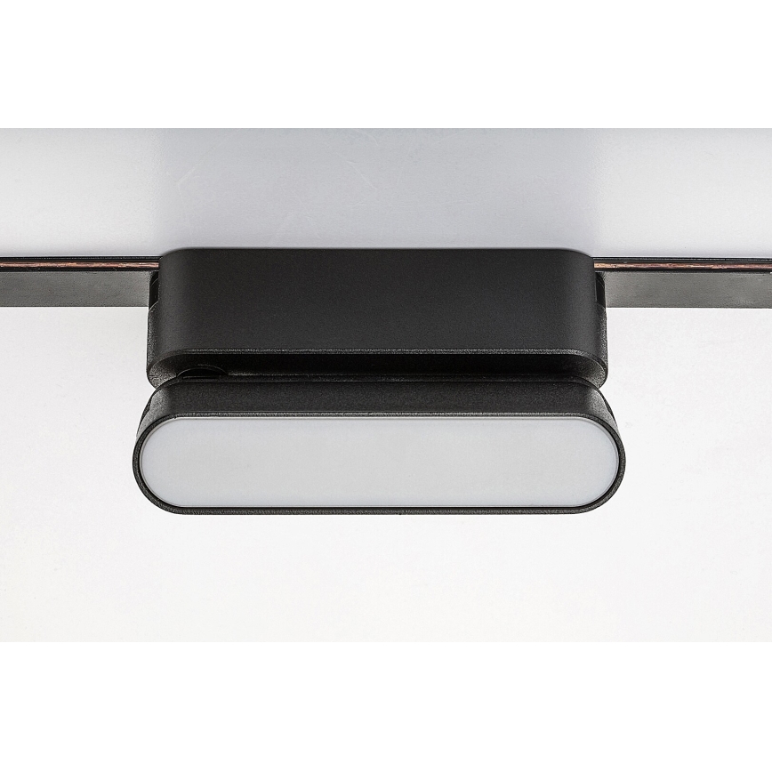 Rabalux - LED Lubinis šviestuvas vienfazės bėginės sistemos LED/6W/230V 4000K 11,5 cm juoda