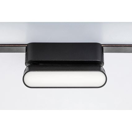Rabalux - LED Lubinis šviestuvas vienfazės bėginės sistemos LED/6W/230V 4000K 11,5 cm juoda