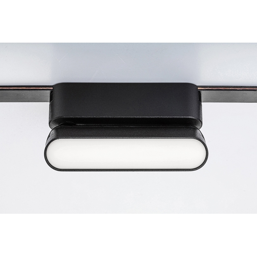 Rabalux - LED Lubinis šviestuvas vienfazės bėginės sistemos LED/6W/230V 4000K 11,5 cm juoda