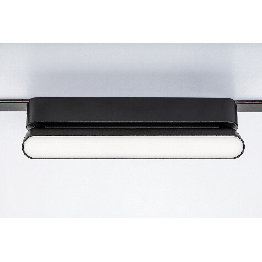 Rabalux - LED Lubinis šviestuvas vienfazės bėginės sistemos LED/12W/230V 4000K 22 cm juoda