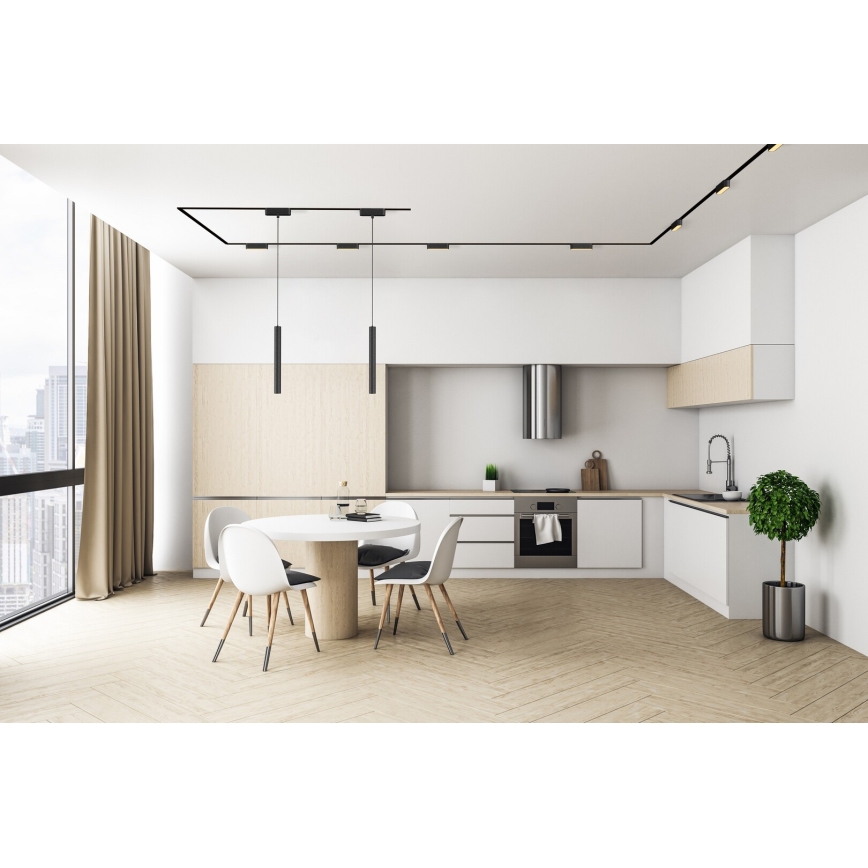 Rabalux - LED Pritemdomas lubinis šviestuvas vienfazės bėgelio sistemai LED/6W/24V 2700-5500K Wi-Fi Tuya 11,5 cm juoda
