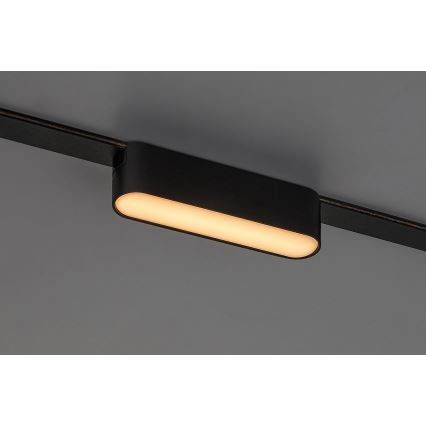 Rabalux - LED Pritemdomas lubinis šviestuvas vienfazės bėgelio sistemai LED/6W/24V 2700-5500K Wi-Fi Tuya 11,5 cm juoda
