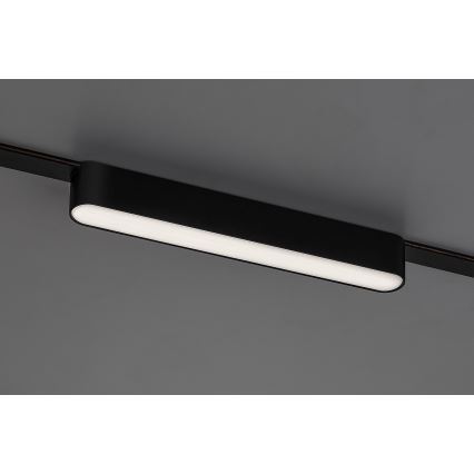 Rabalux - LED Pritemdomas lubinis šviestuvas vienfazės bėgelio sistemai LED/12W/24V 2700-5500K Wi-Fi Tuya 22 cm juoda