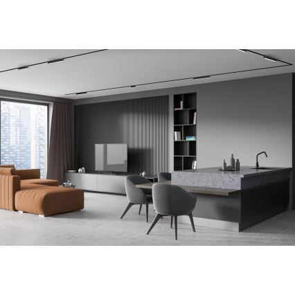 Rabalux - LED Pritemdomas lubinis šviestuvas vienfazės bėgelio sistemai LED/16W/24V 2700-5500K Wi-Fi Tuya 33 cm juoda