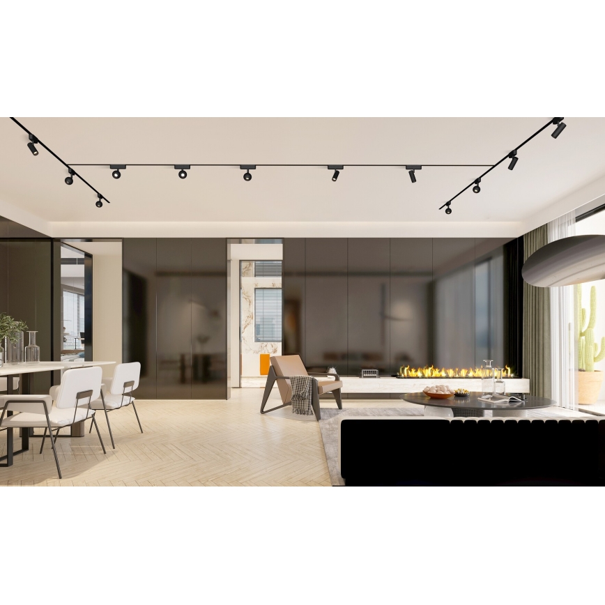 Rabalux - LED Pritemdomas prožektorius vienfazės bėginės sistemos šviestuvui LED/5W/24V 2700-5500K Wi-Fi Tuya juoda
