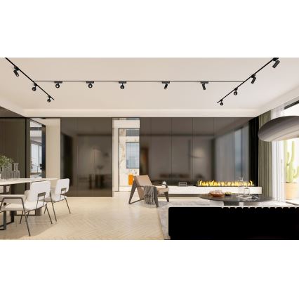 Rabalux - LED Pritemdomas prožektorius vienfazės bėginės sistemos šviestuvui LED/9W/24V 2700-5500K Wi-Fi Tuya juoda