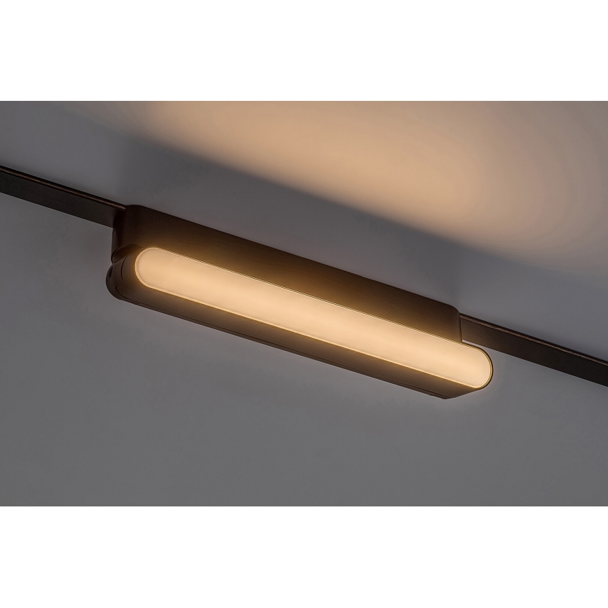 Rabalux - LED Pritemdomas lubinis šviestuvas vienfazės bėgelio sistemai LED/7W/24V 2700-5500K Wi-Fi Tuya 22 cm juoda
