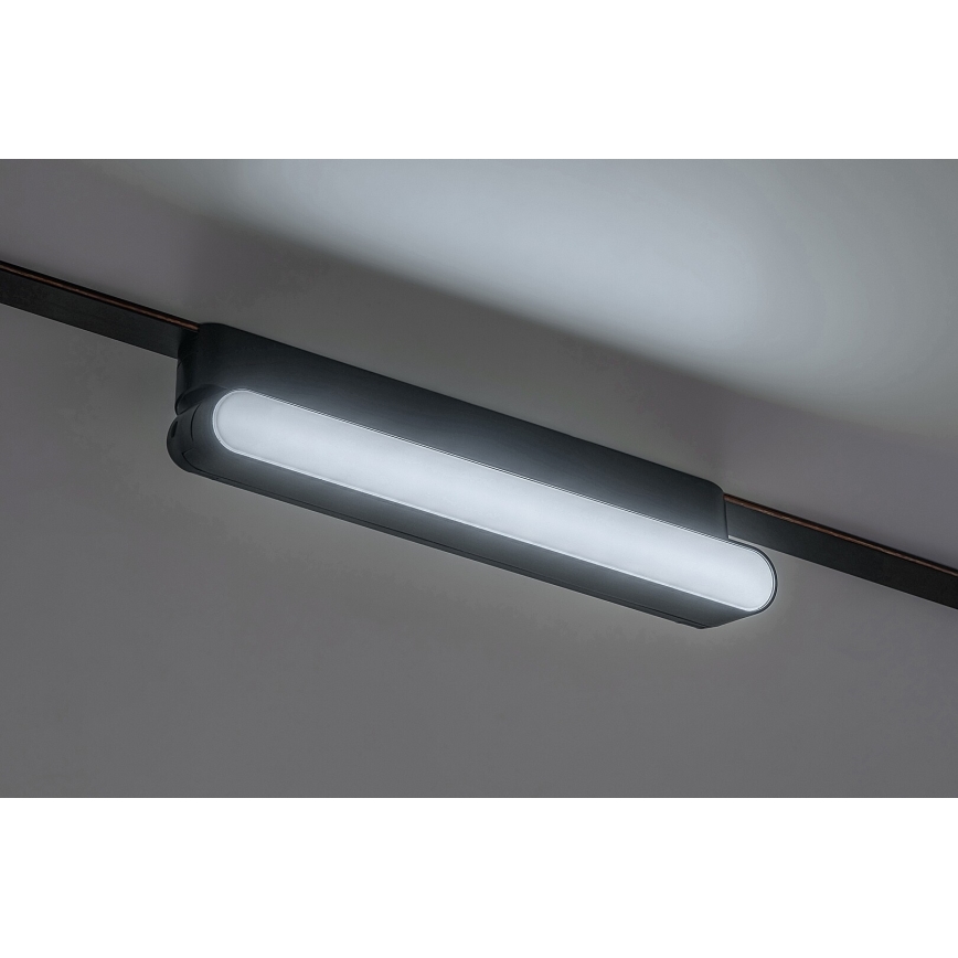 Rabalux - LED Pritemdomas lubinis šviestuvas vienfazės bėgelio sistemai LED/7W/24V 2700-5500K Wi-Fi Tuya 22 cm juoda