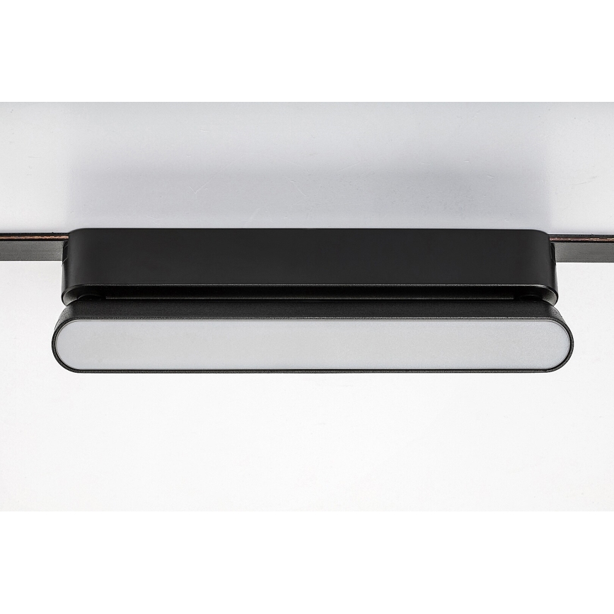 Rabalux - LED Pritemdomas lubinis šviestuvas vienfazės bėgelio sistemai LED/7W/24V 2700-5500K Wi-Fi Tuya 22 cm juoda
