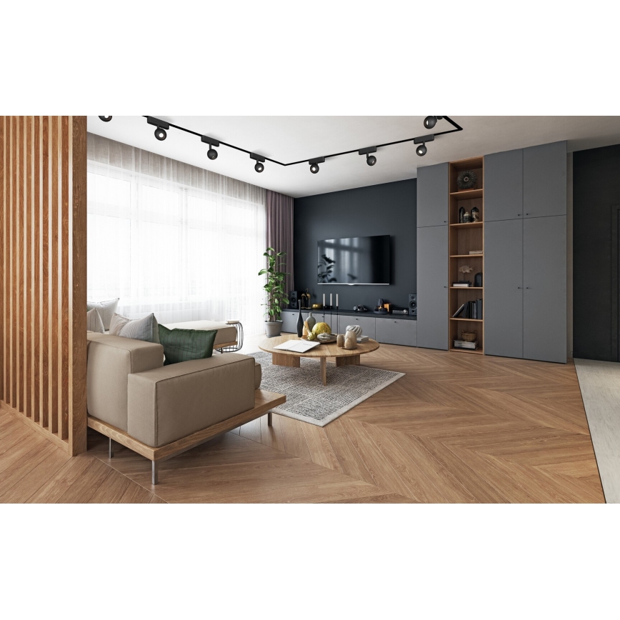 Rabalux - LED Pritemdomas prožektorius vienfazės bėginės sistemos šviestuvui LED/5W/24V 2700-5500K Wi-Fi Tuya juoda
