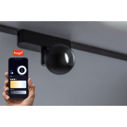Rabalux - LED Pritemdomas prožektorius vienfazės bėginės sistemos šviestuvui LED/5W/24V 2700-5500K Wi-Fi Tuya juoda