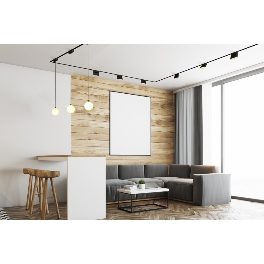 Rabalux - LED Reguliuojamas pakabinamas sietynas 1-fazės bėgių sistemai LED/5W/24V 2700-5500K Wi-Fi Tuya juoda
