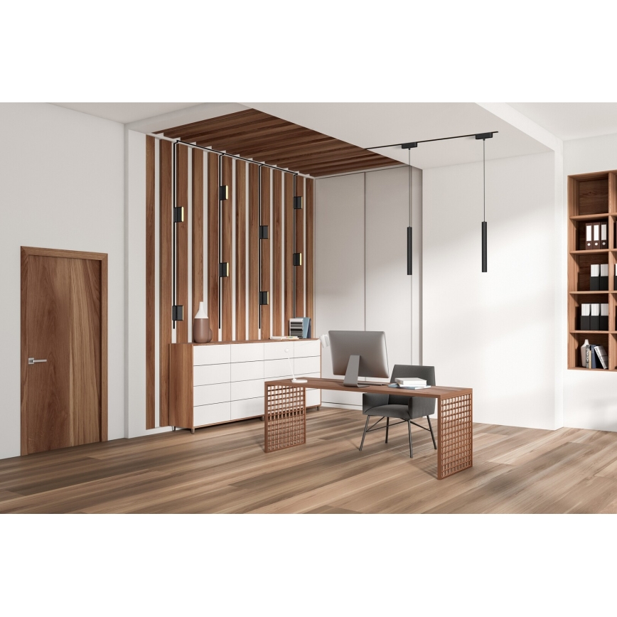 Rabalux - LED Reguliuojamas pakabinamas sietynas 1-fazės bėgių sistemai LED/5W/24V 2700-5500K Wi-Fi Tuya juoda
