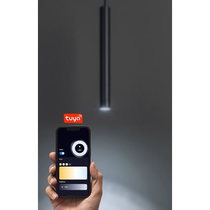 Rabalux - LED Reguliuojamas pakabinamas sietynas 1-fazės bėgių sistemai LED/5W/24V 2700-5500K Wi-Fi Tuya juoda