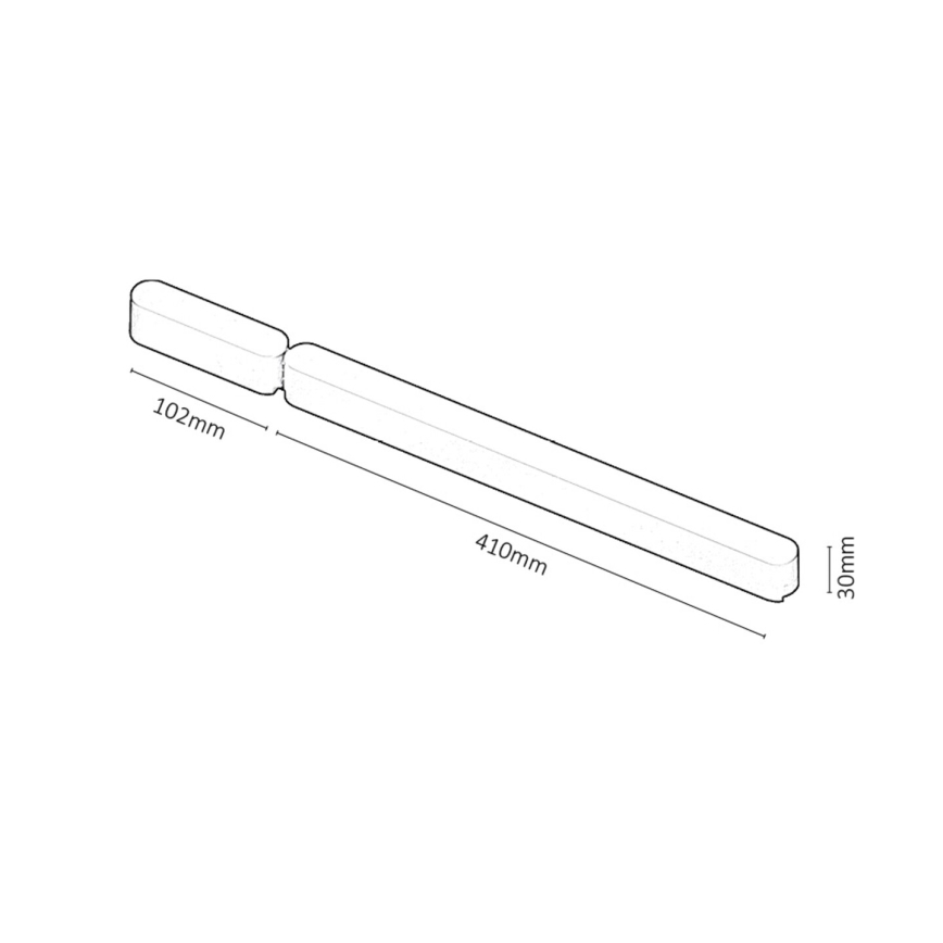 Rabalux - Maitinimo šaltinis bėginių šviestuvų sistemai 80W/230V 10,2 + 41 cm juoda
