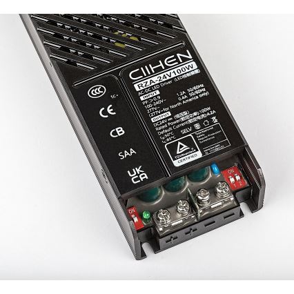 Rabalux - Įleidžiamas maitinimo šaltinis šviestuvams bėgių sistemoje 100W/24V