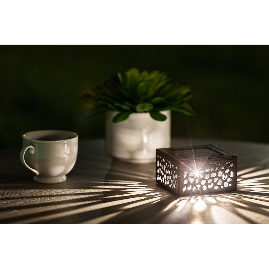 Rabalux - LED apšvietimas, įkraunamas saulės energija LED/0,5W/1,2V IP44 600 mAh