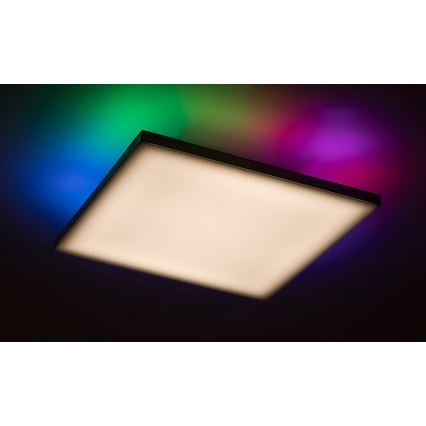 Rabalux - LED RGB pritemdomas lubinis šviestuvas LED/18W/230V 3000-6500K 30x30 cm + nuotolinio valdymo pultas
