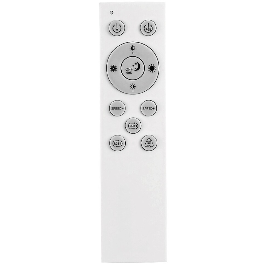 Rabalux - LED RGB pritemdomas lubinis šviestuvas LED/18W/230V 3000-6500K 30x30 cm + nuotolinio valdymo pultas