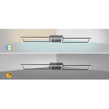 Rabalux - Pritemdomas LED lubų šviestuvas LED/38W/230V 3000-6500K Wi-Fi Tuya + nuotolinis valdymas 20x102 cm