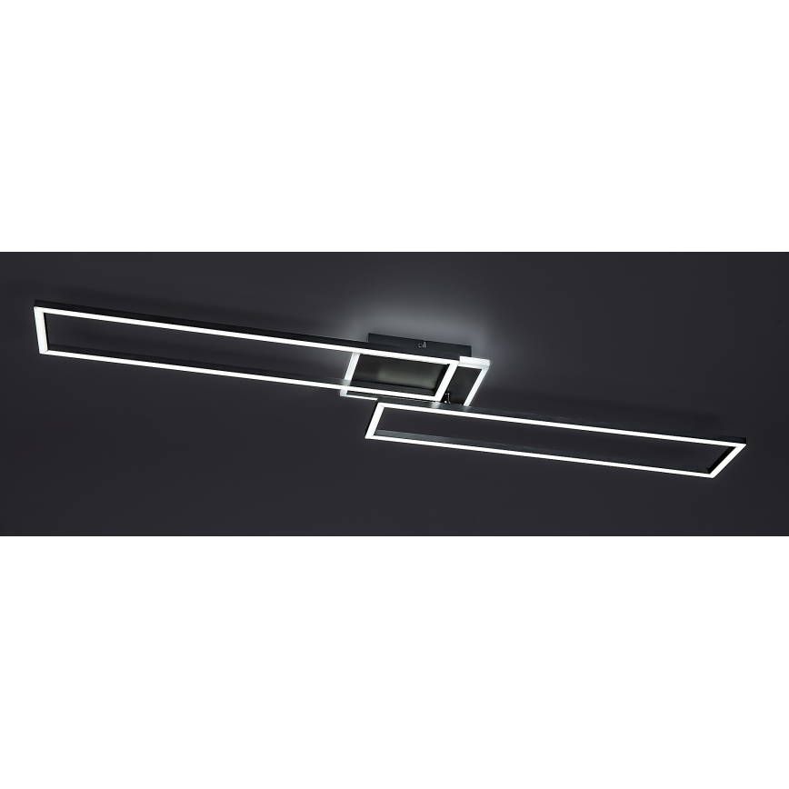 Rabalux - LED Pritemdomas lubinis šviestuvas LED/40W/230V 2700-6500K Wi-Fi Tuya matinis chromas + nuotolinio valdymo pultas
