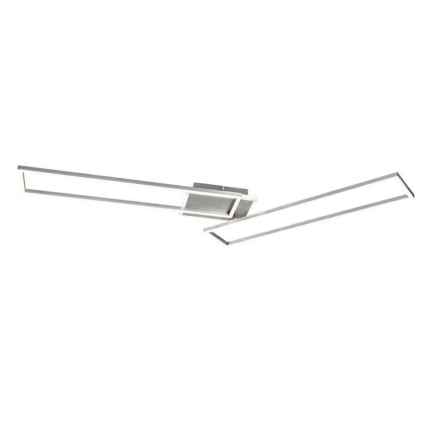 Rabalux - LED Pritemdomas lubinis šviestuvas LED/40W/230V 2700-6500K Wi-Fi Tuya matinis chromas + nuotolinio valdymo pultas