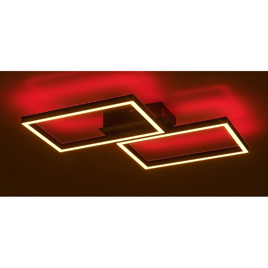 Rabalux - LED RGBW Reguliuojamas lubinis šviestuvas LED/40W/230V 2700-6500K + nuotolinio valdymo pultas