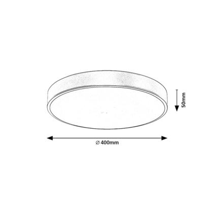 Rabalux - LED lubinis šviestuvas LED/36W/230V 3000K