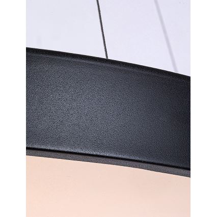 Rabalux - LED reguliuojamas pakabinamas šviestuvas su kabeliu LED/60W/230V 3000-6000K juodas + nuotolinio valdymo pultas