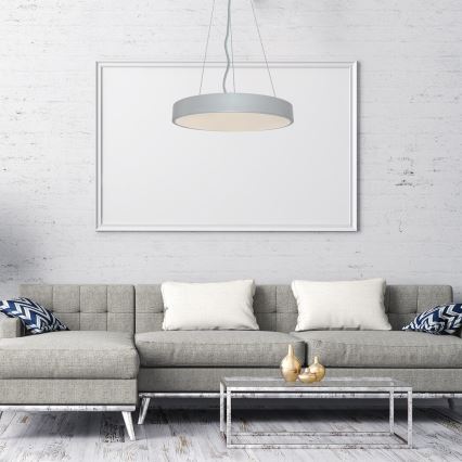 Rabalux - LED reguliuojamas pakabinamas šviestuvas su kabeliu LED/60W/230V sidabrinis 3000-6000K + nuotolinis valdymas