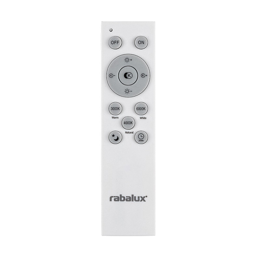 Rabalux - LED reguliuojamas pakabinamas šviestuvas su kabeliu LED/60W/230V sidabrinis 3000-6000K + nuotolinis valdymas