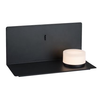 Rabalux - LED Sieninis šviestuvas su lentyna ir USB portem LED/6W/230V 3000K