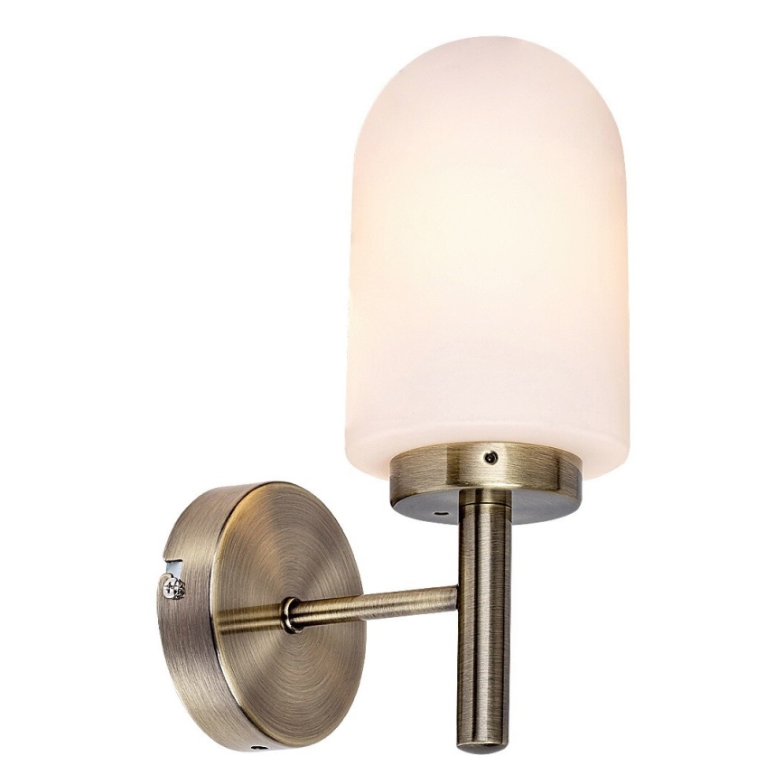 Rabalux - Sieninis vonios šviestuvas 1xE14/10W/230V IP44 bronza