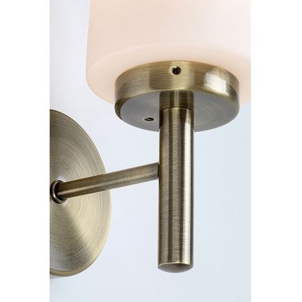 Rabalux - Sieninis vonios šviestuvas 1xE14/10W/230V IP44 bronza