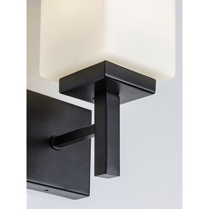 Rabalux - Sieninis vonios šviestuvas 1xE14/10W/230V IP44 juoda
