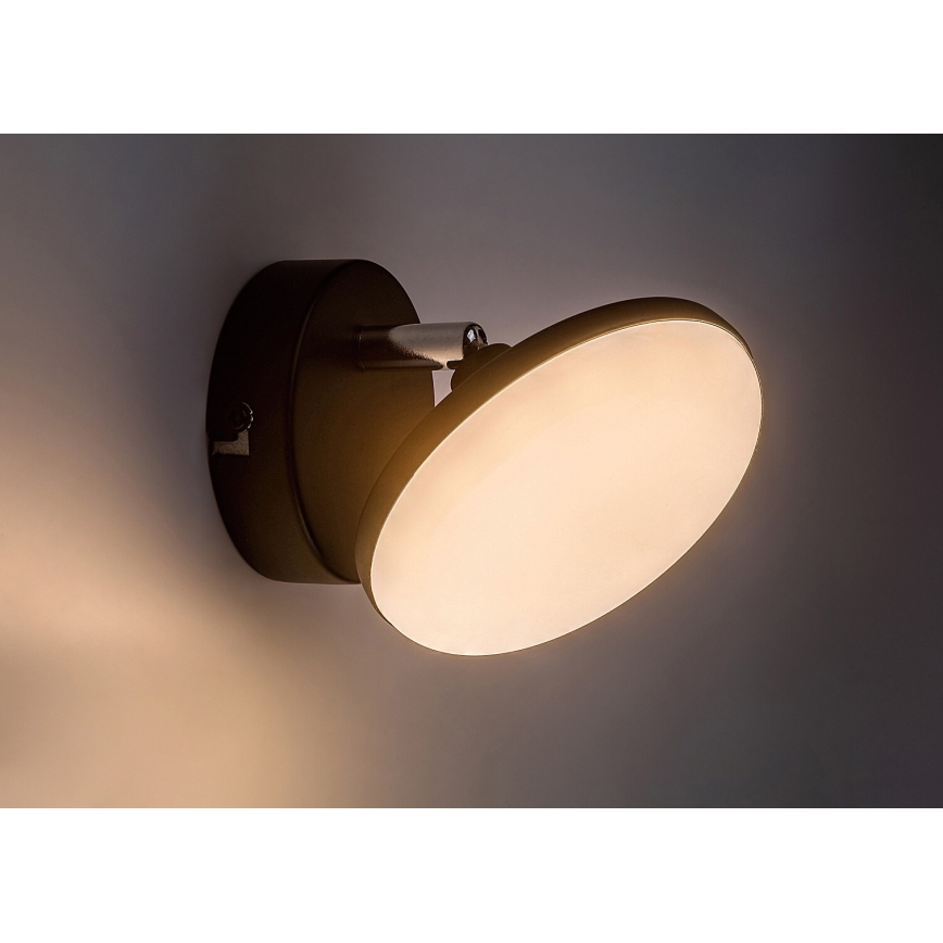 Rabalux - LED sieninis šviestuvas LED/4W/230V 3000K juoda