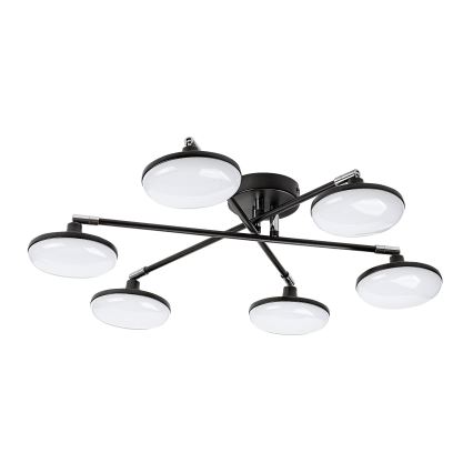 Rabalux - LED Ant pagrindo montuojamas sietynas 6xLED/4W/230V 3000K juoda