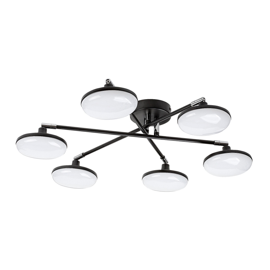 Rabalux - LED Ant pagrindo montuojamas sietynas 6xLED/4W/230V 3000K juoda