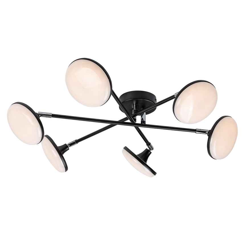 Rabalux - LED Ant pagrindo montuojamas sietynas 6xLED/4W/230V 3000K juoda