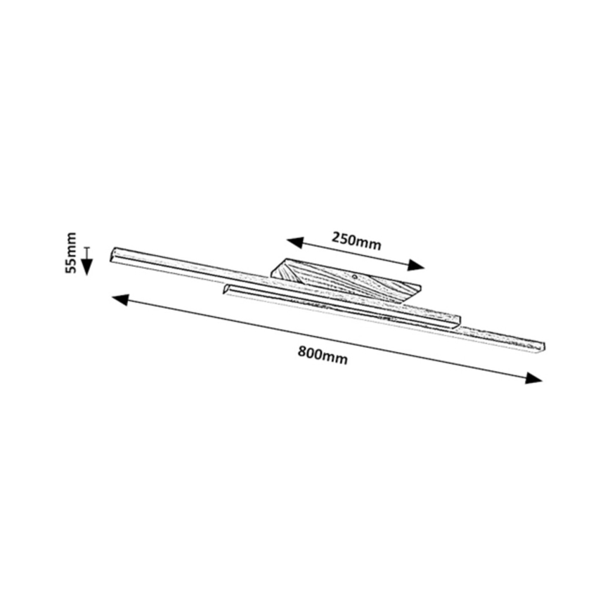 Rabalux - LED lubinis šviestuvas LED/21W/230V 4000K bukas