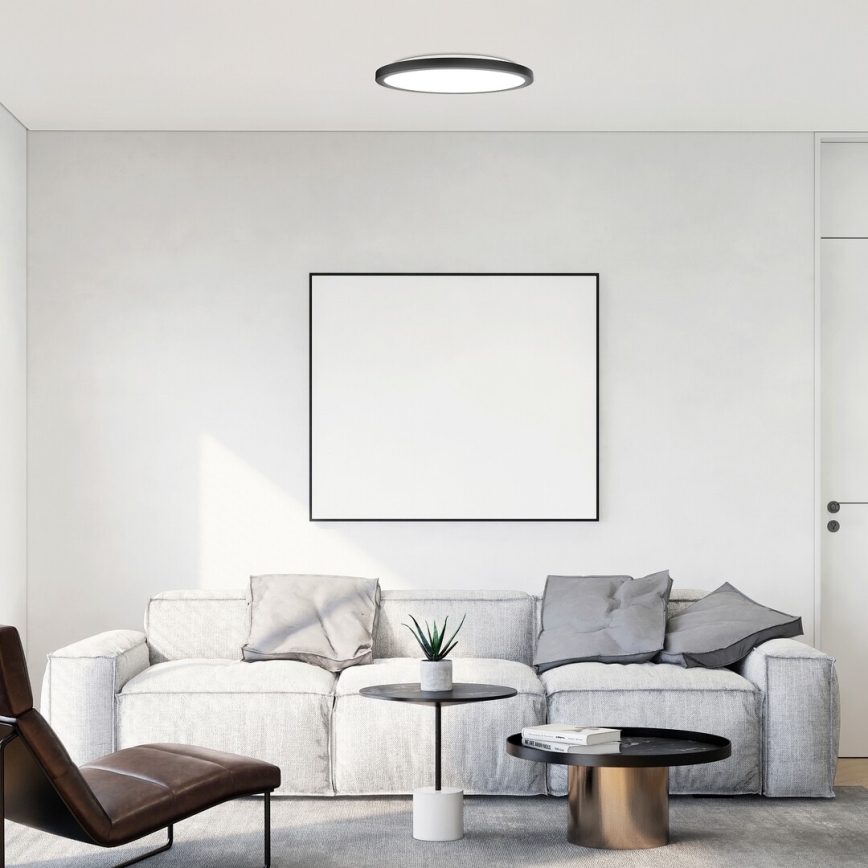 Rabalux - LED lubinis šviestuvas LED/24W/230V 3000/4000/6000K diametras 29 cm juoda