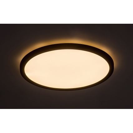 Rabalux - LED lubinis šviestuvas LED/36W/230V 3000/4000/6000K diametras 40 cm juoda