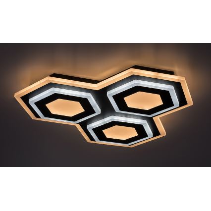 Rabalux - LED Pritemdomas lubinis šviestuvas LED/72W/230V 3000/6000K 41,5x41,5 cm + nuotolinio valdymo pultas