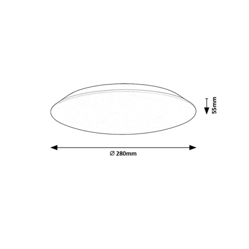 Rabalux - LED lubinis šviestuvas LED/18W/230V 4000K 28 cm