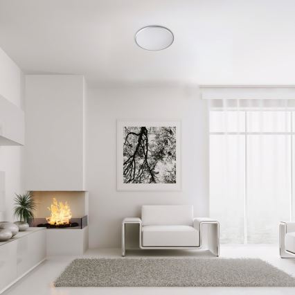 Rabalux - LED lubinis šviestuvas LED/18W/230V 4000K sidabrinės spalvos 27 cm