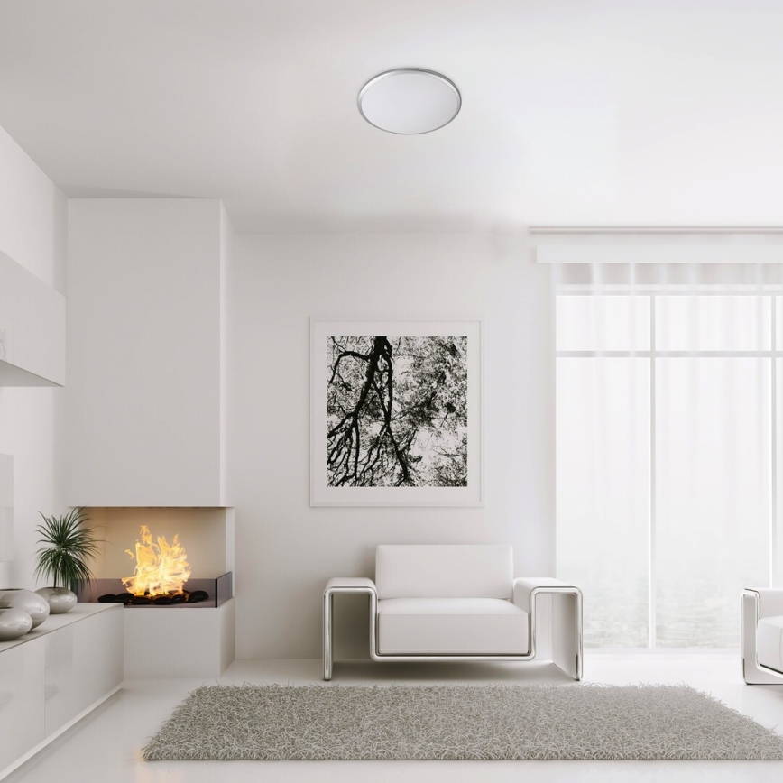 Rabalux - LED lubinis šviestuvas LED/18W/230V 4000K sidabrinės spalvos 27 cm