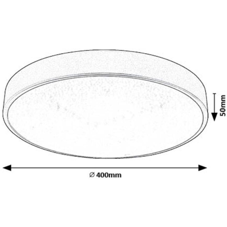 Rabalux - LED lubinis šviestuvas LED/24W/230V 4000K diametras 40 cm