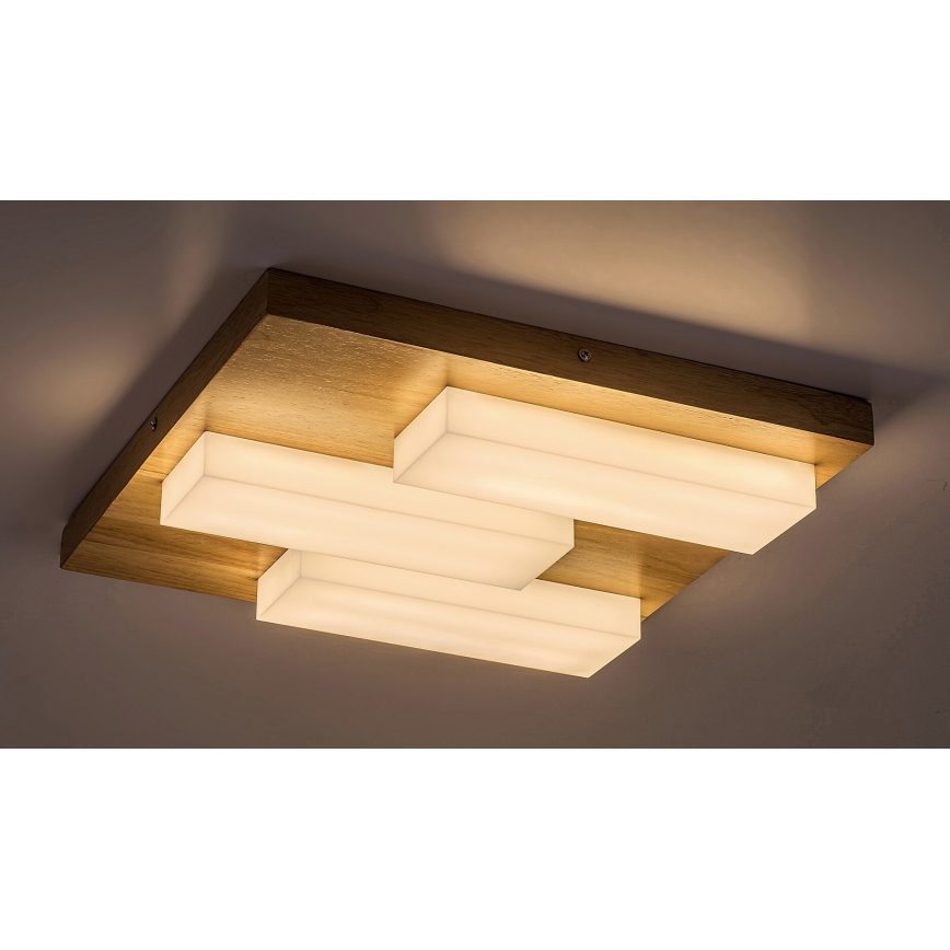 Rabalux - LED lubinis šviestuvas LED/30W/230V 3000K ąžuolas 40x40 cm